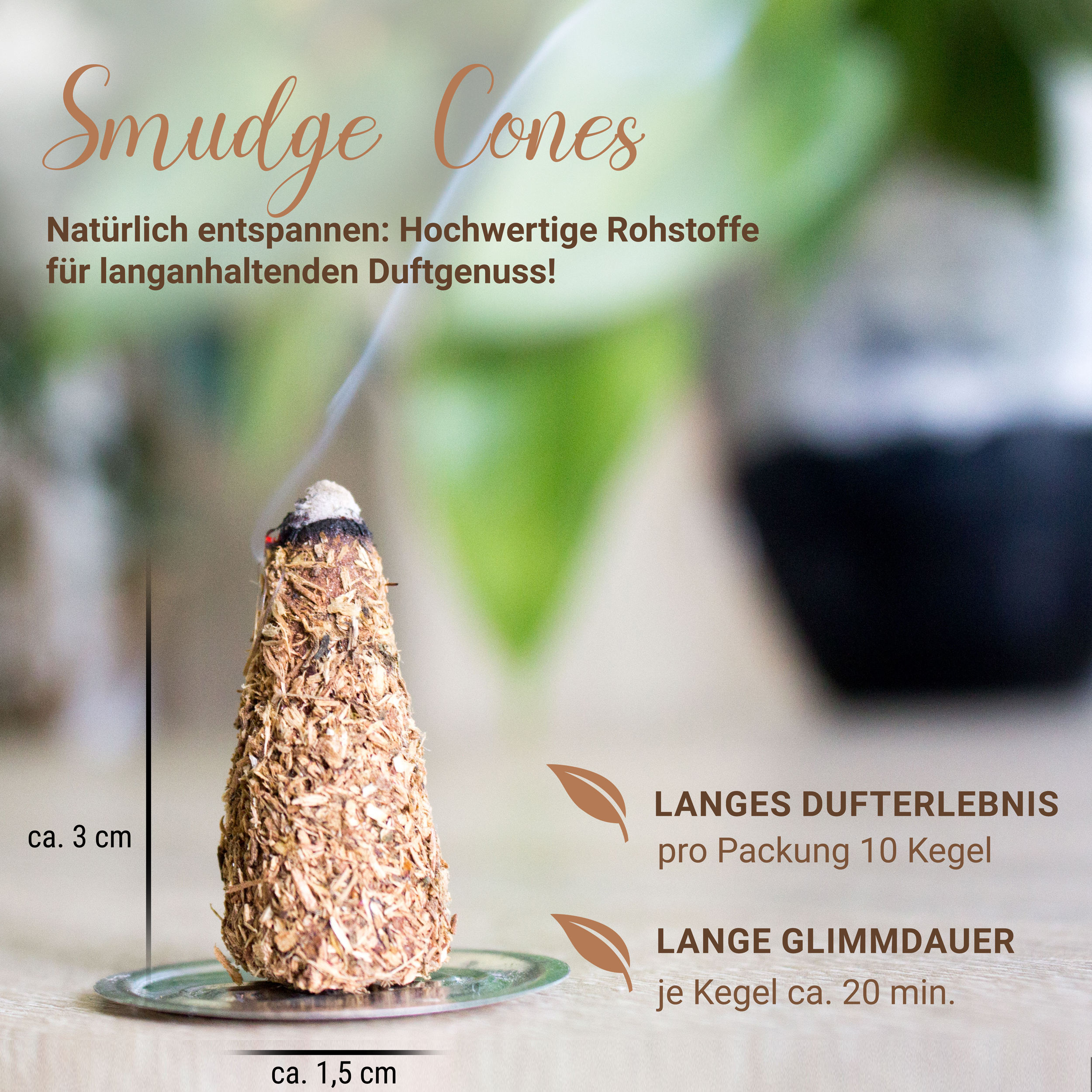 Natürliche Räucherkegel Oudh - NATURAL OUD (LX2376)