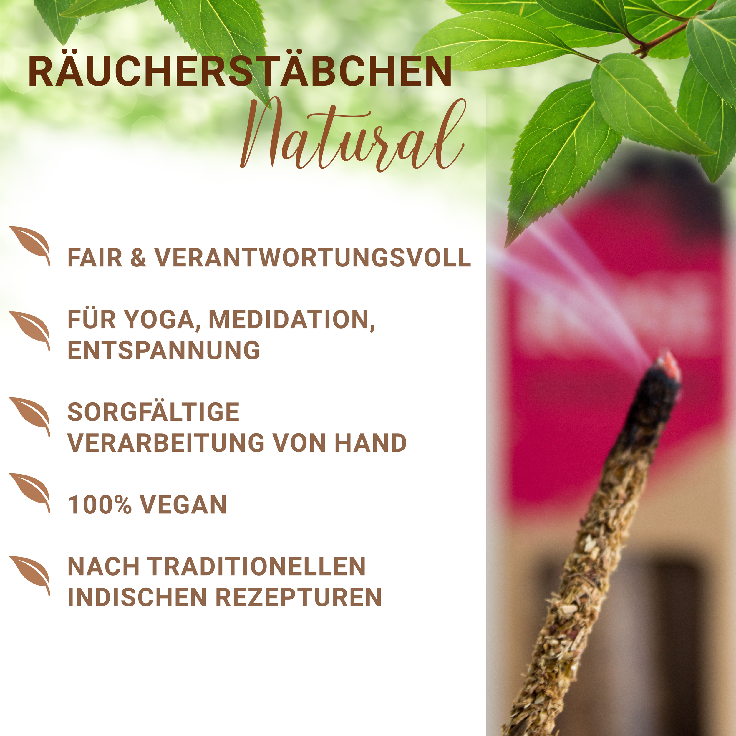 Natürliche Räucherstäbchen Palo Santo - NATURAL PALO SANTO (LX2381)