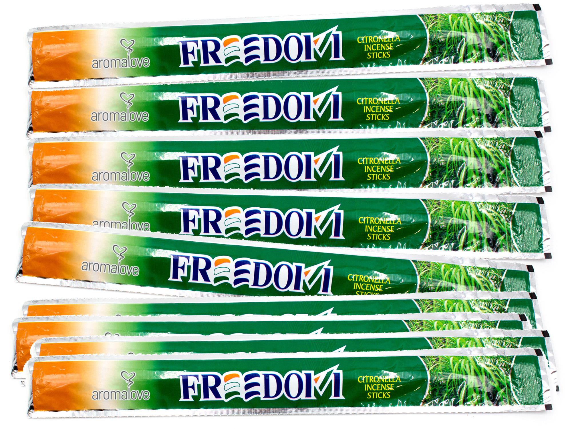 12 Packungen Citronella Räucherstäbchen Freedom (LX1898)