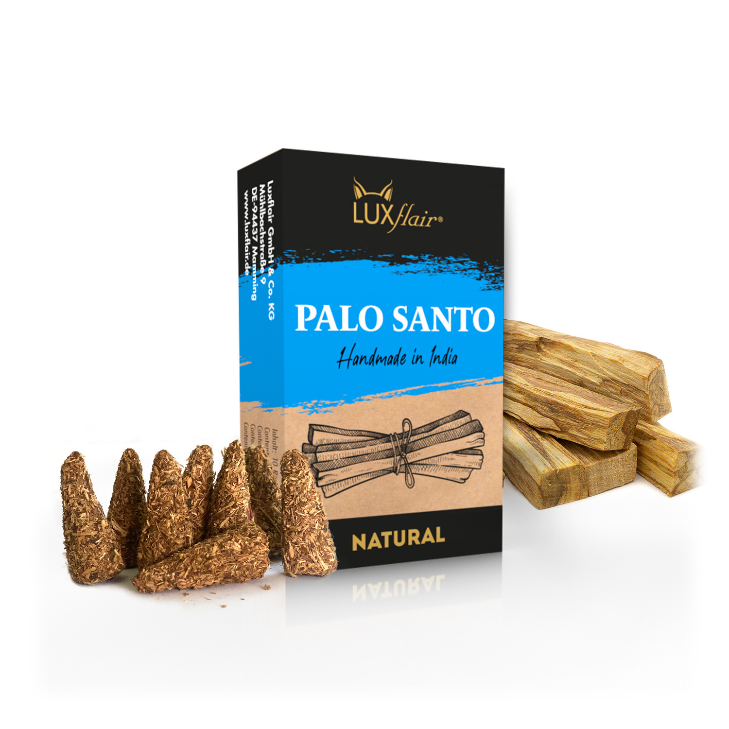 Natürliche Räucherkegel Palo Santo - NATURAL PALO SANTO (LX2377)